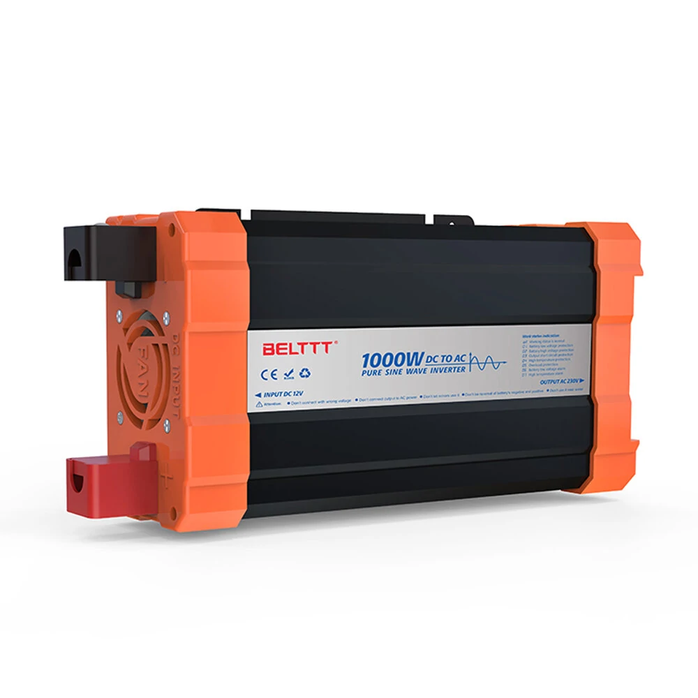 (image for) 1000W/1500W/2000W/3000W Pure Sine Wave Power Inverter DC12V to AC220V Vehicle Smart Inverter with LED Screen