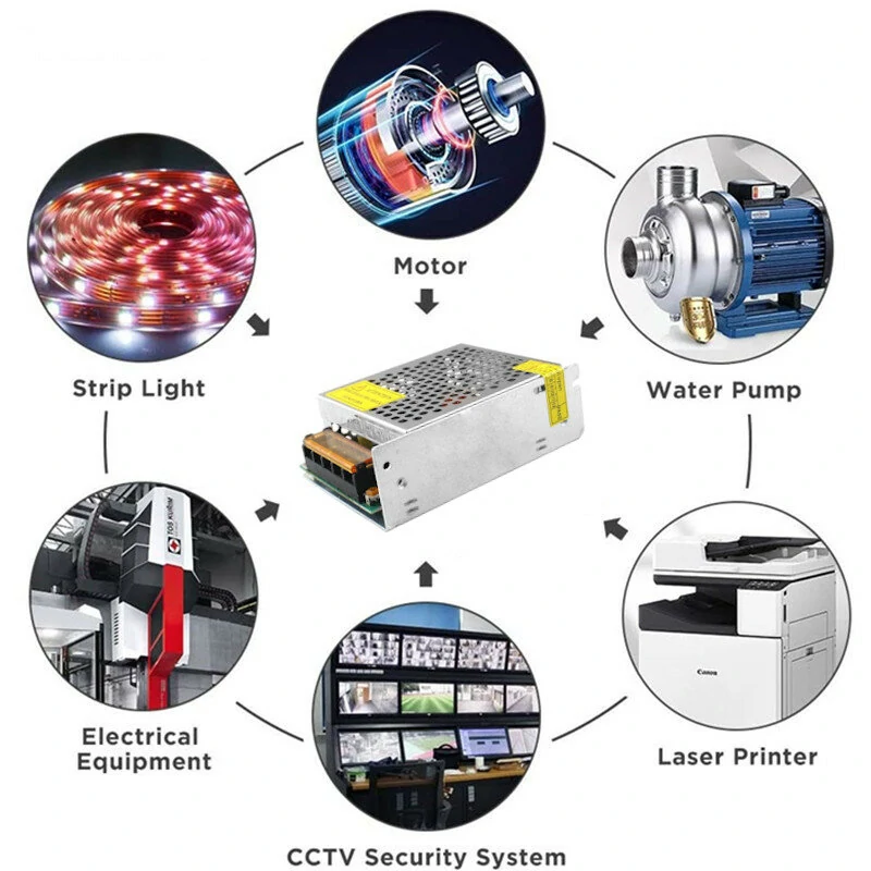(image for) 12V 60W Switching Power Supply Source Transformer AC110V-220V To DC12V SMPS For LED Strip Light CCTV Motor