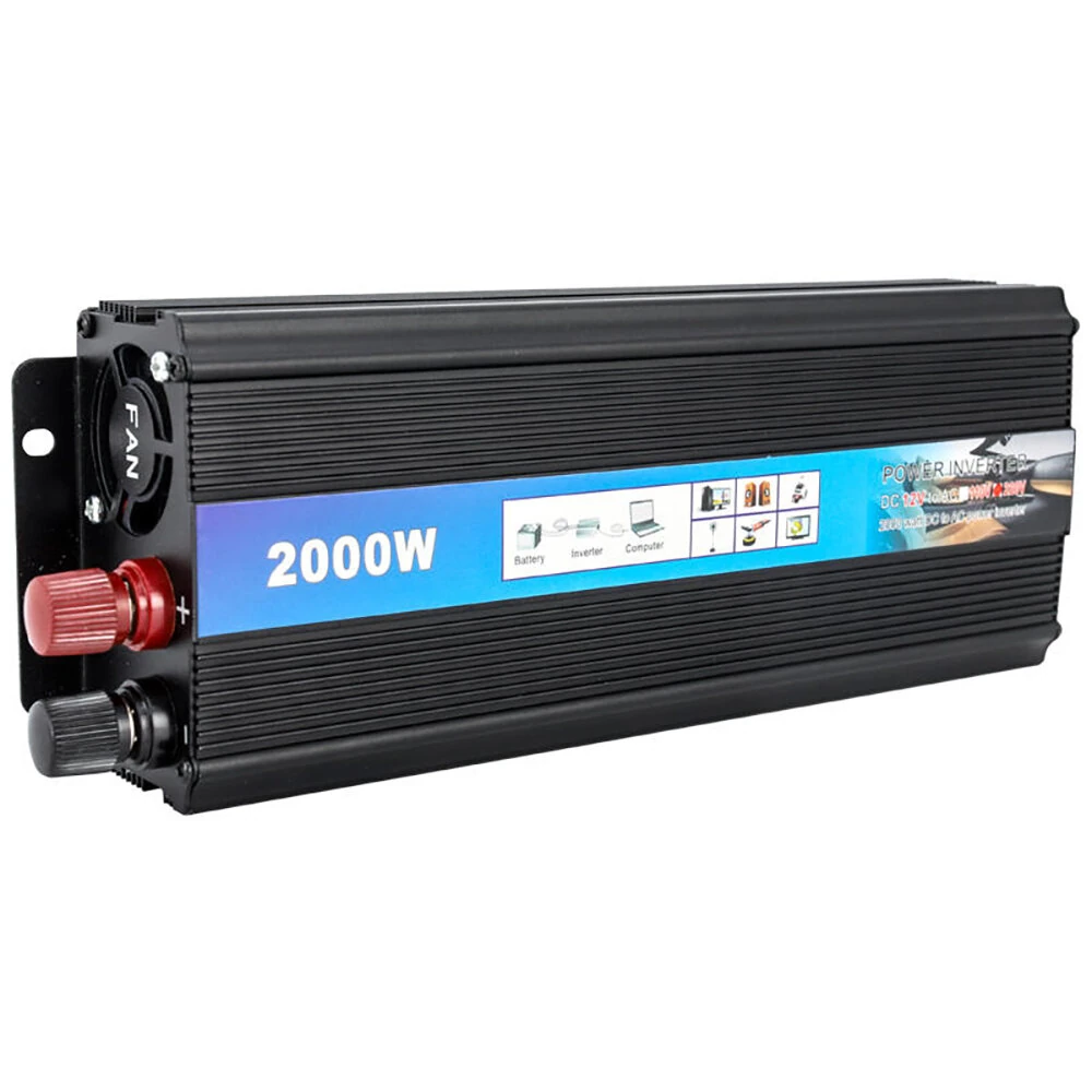 (image for) 12V/24V to 220V 500W / 1000W / 1500W / 2000W Peak Power Home Car Outdoor Modified Sine Wave Inverter Car Power Inverter