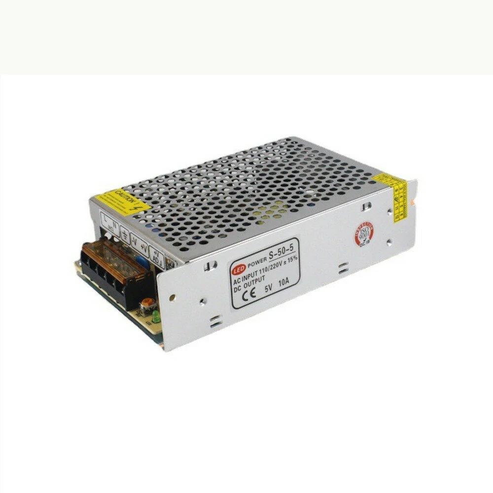 (image for) 5V 25W 50W 100W Switching Power Supply Source Transformer AC DC SMPS For LED Strip Light CCTV Motor