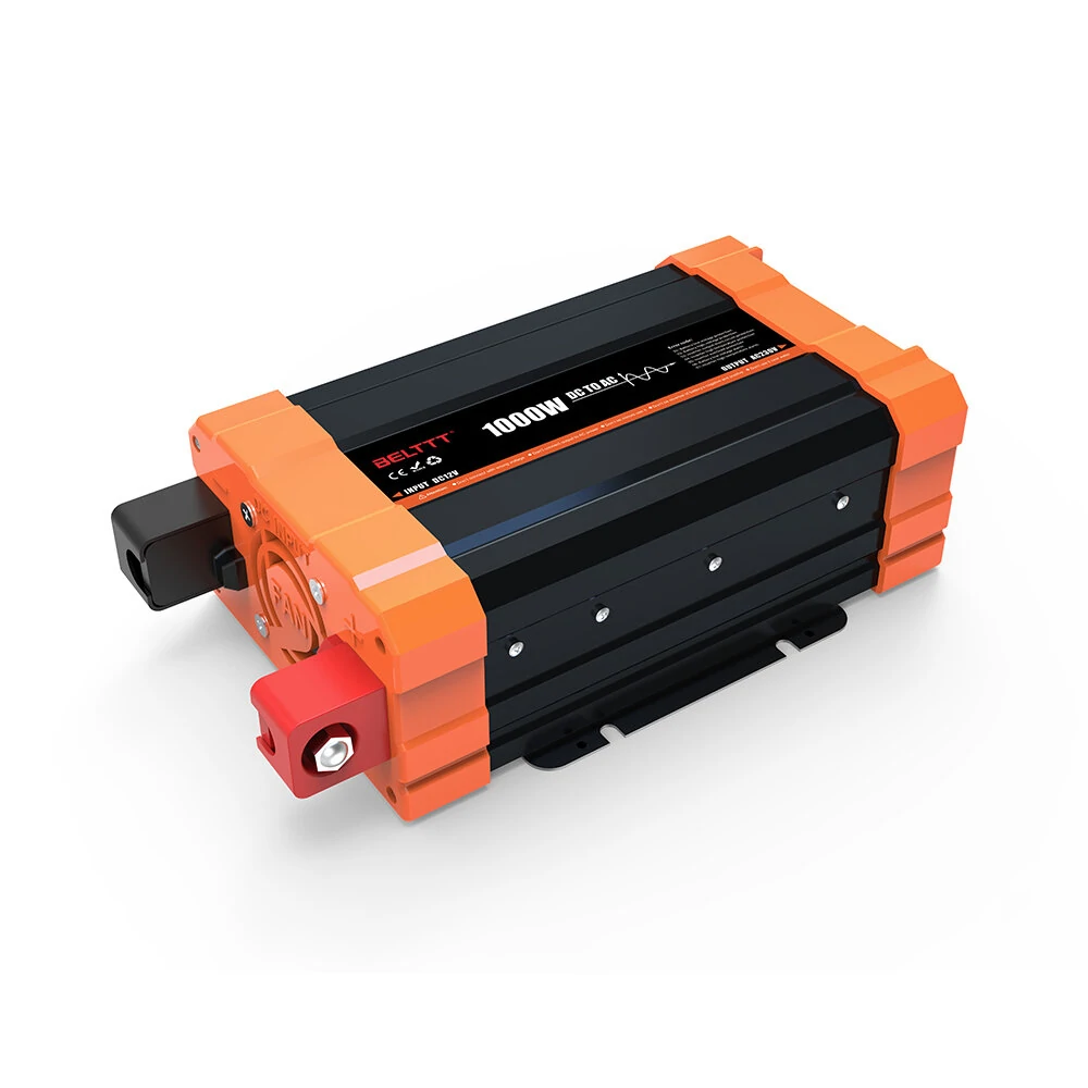 (image for) Car Power Inverter 12V DC To 220V AC Car Inverter Pure Sine Wave LCD USB Portable Inverter Pure Sine Wave