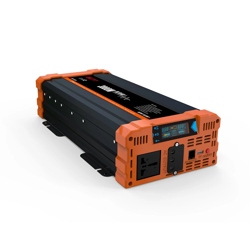 (image for) Car Power Inverter 12V DC To 220V AC Car Inverter Pure Sine Wave LCD USB Portable Inverter Pure Sine Wave
