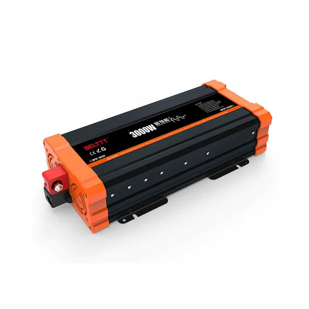 (image for) Car Power Inverter 12V DC To 220V AC Car Inverter Pure Sine Wave LCD USB Portable Inverter Pure Sine Wave