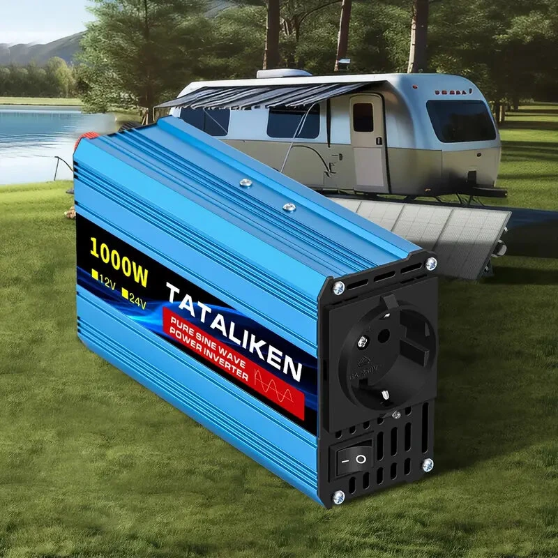 (image for) TATALIKEN 400W/1000W Pure Sine Wave Power Inverter Converts DC 12V/24V to AC 220V 50HZ Suitable For Car Home Office And Outdoor Use